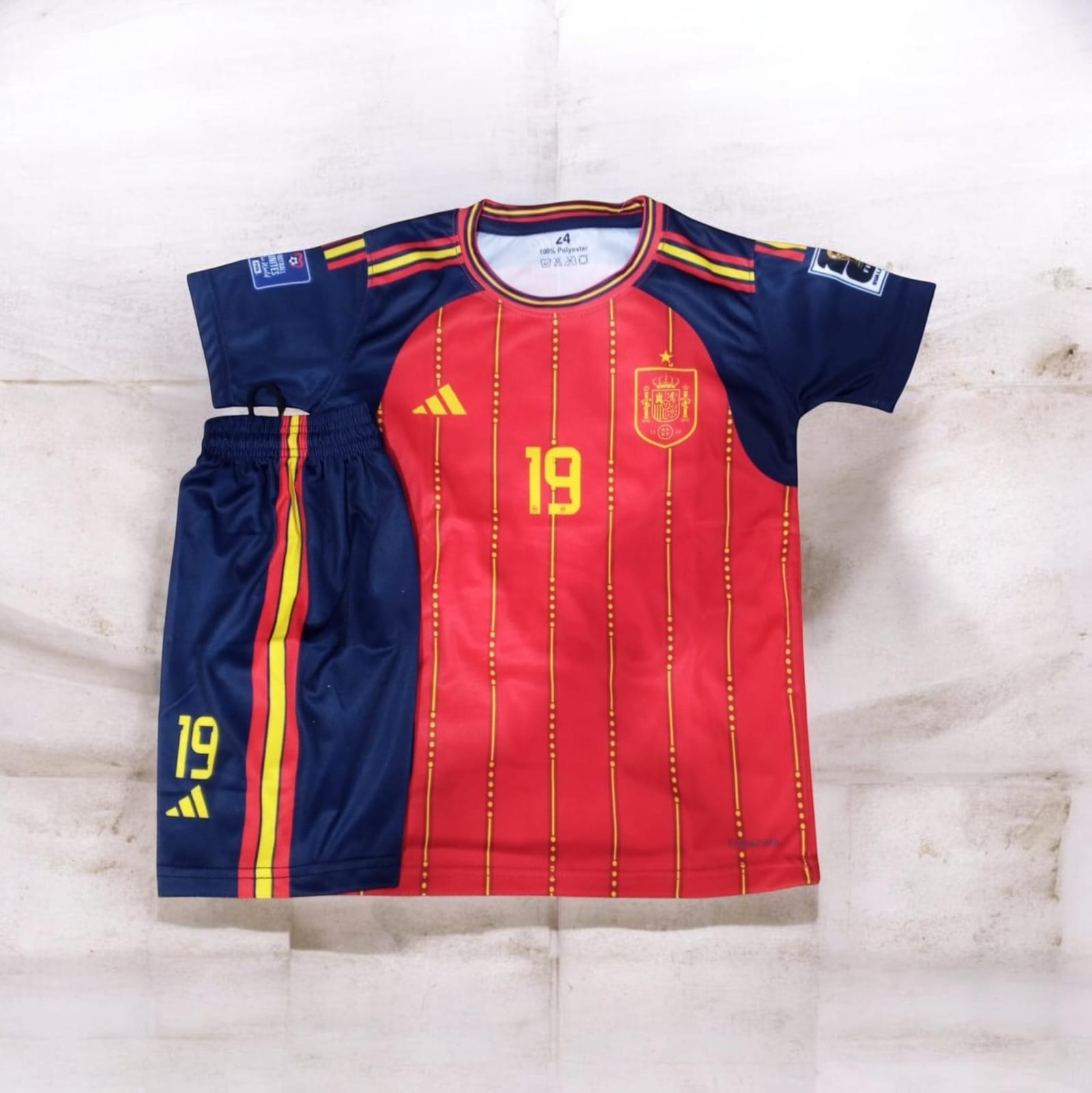 SPAIN HOME FIFA CUP KIDS KIT 2026