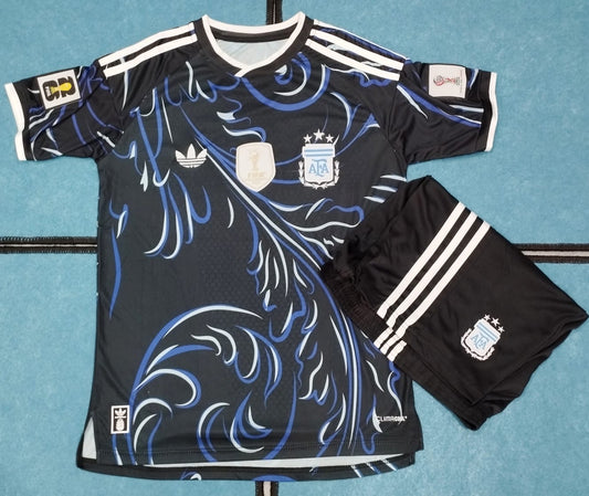 ARGENTINA AWAY FIFA CUP KIT (EMBROIDED LOGO)