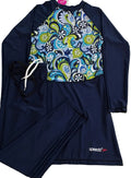 SWIMMING COSTUME WOMEN BURKINI 2PC PRINTED