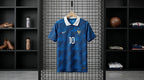 France Home Mbappe World Cup Jersey with Embroidered Logos