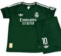 Mbappé 10 Real Madrid 26/27 Away Football Kids Kit Rubber Logo