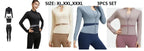 3-Piece Women's Sports/Yoga/Pilates Set – High-Waisted Leggings, Sports Bra, and Zip-Up Jacket