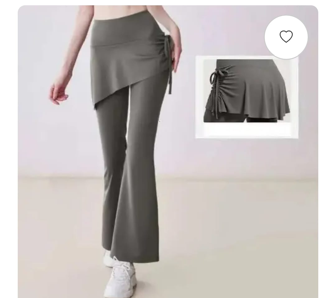 Yoga Skirt Trouser Workout Pant