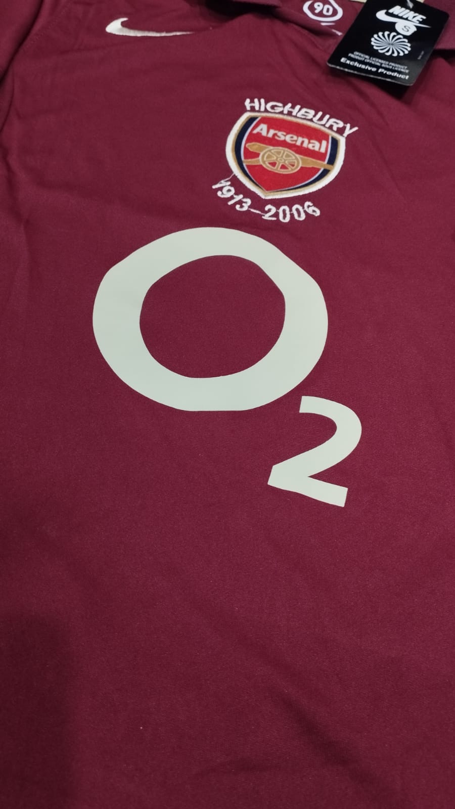 Arsenal 2006 Henry 14 Retro Jersey (EMBROIDERY LOGO)