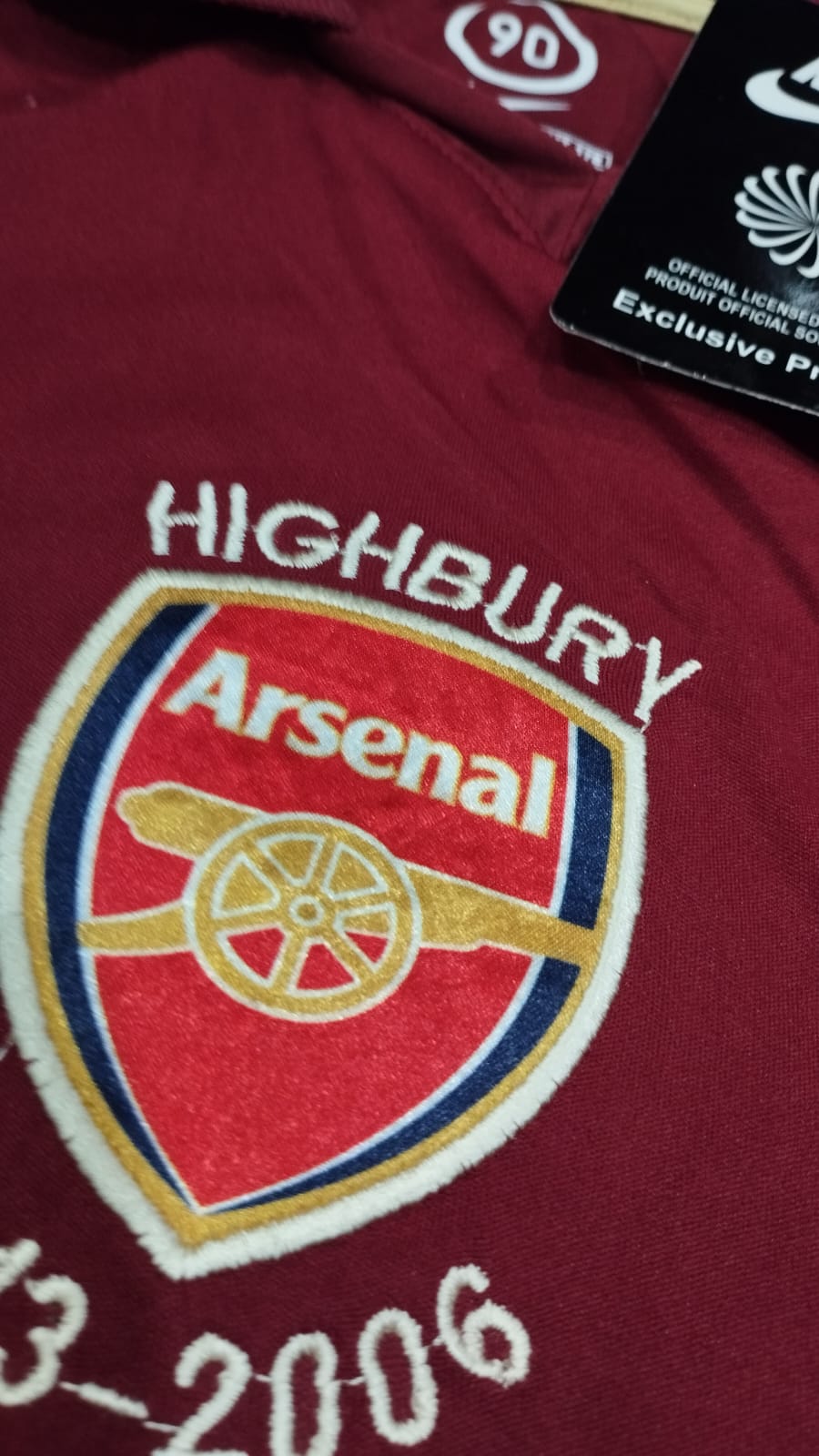Arsenal 2006 Henry 14 Retro Jersey (EMBROIDERY LOGO)