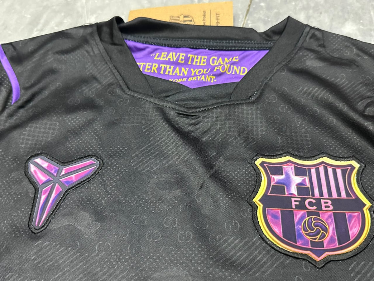 Lamine Yamal 10 Barcelona Away Jersey Half Sleeve(Embroidery)