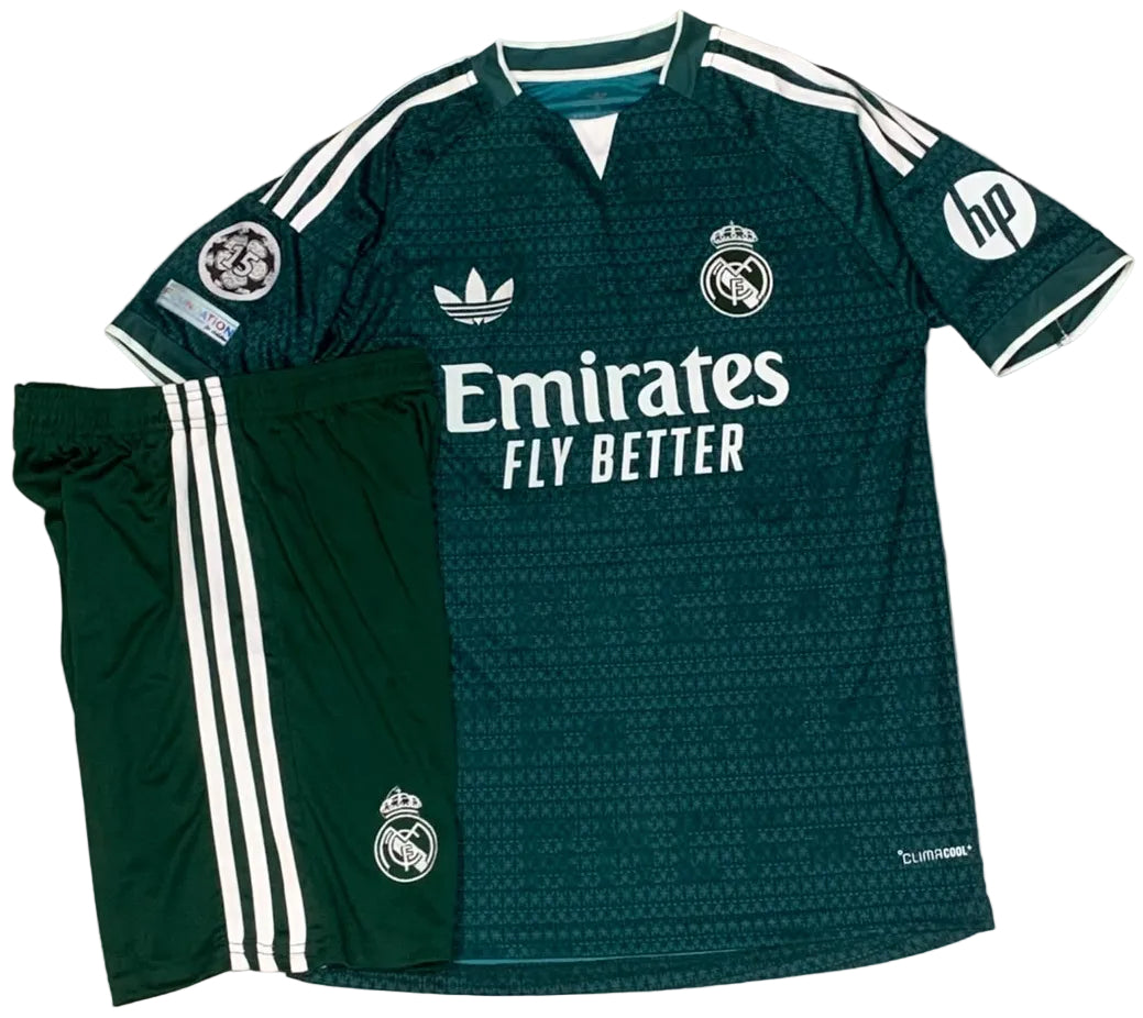 Mbappe Real Madrid Away Kit 26/27 – Half Sleeves, Embroidered Logos