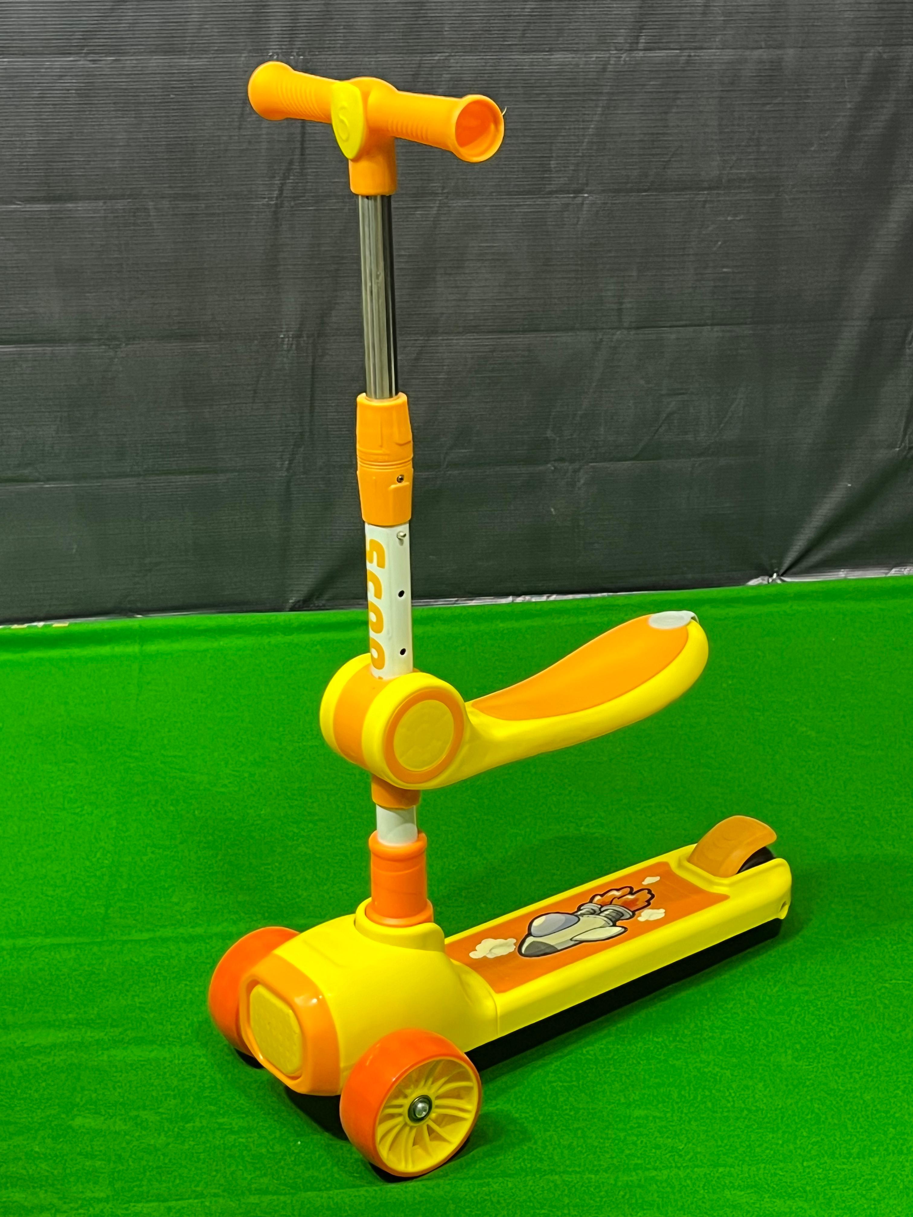 Scooty | Kids Scooty | Baby Seat Scooty Yellow