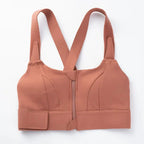 LADIES FRONT ZIP ACTIVE BRA,SPORTS BRA