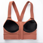 LADIES FRONT ZIP ACTIVE BRA,SPORTS BRA