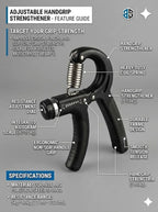 Adjustable Hand Grip 5 to 60kg