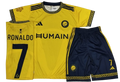 RONALDO 7 AL NASSR HOME KIT 26/27 KIDS (SUBLIMATION)