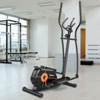 Magnetic Elliptical Cross Trainer | 8 Level Resistance | LCD Monitor Pulse Calories | Full Body Low Impact Workout | Home Gym Exercise Machine | Sports Zone