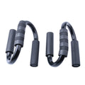 Strong Iron Pushup Stands with Soft Foam Grip and Non-Slip Bars
