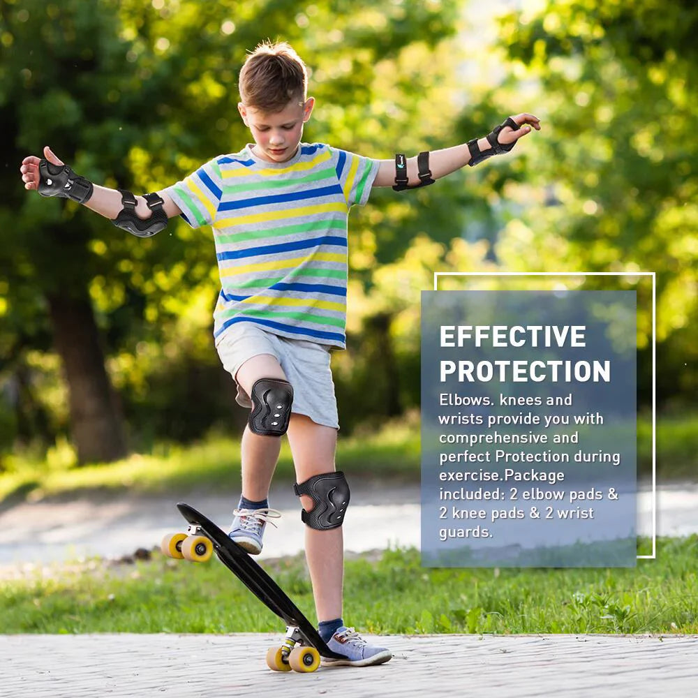 Skating Protection Set 6 Pieces Black