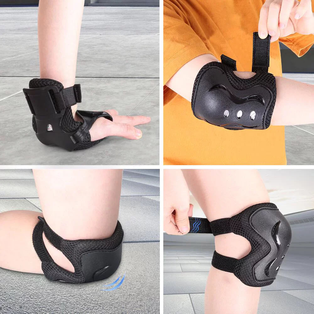 Skating Protection Set 6 Pieces Black