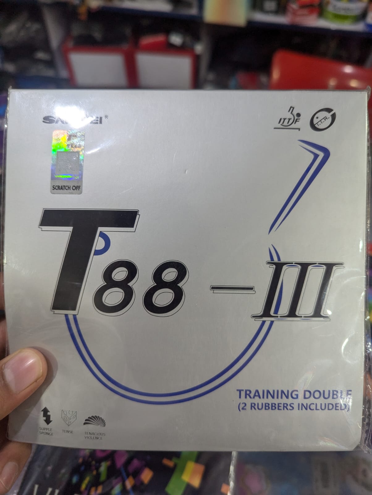 Sanwei T88 Double Kit Table Tennis Rubber