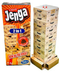 Classic 2 in 1 Jenga Wooden Stacking Tower Board Game for Kids & Adults