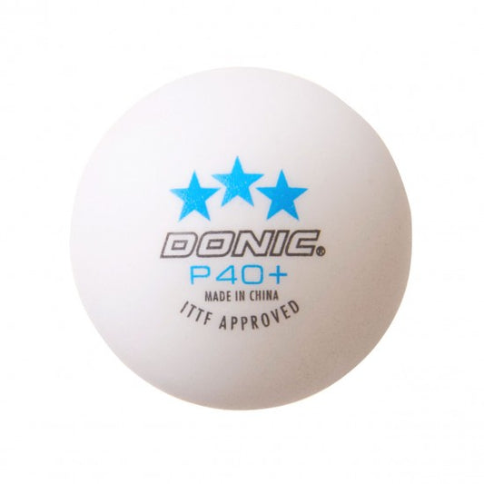 DONIC P40+ TABLE TENNIS BALL (3 PACK)