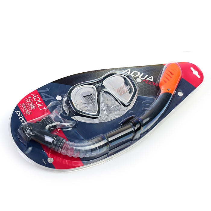 Intex 55648 Reef Rider Snorkel Mask Swim Set Swimming Pool Goggles Snorkeling Adult