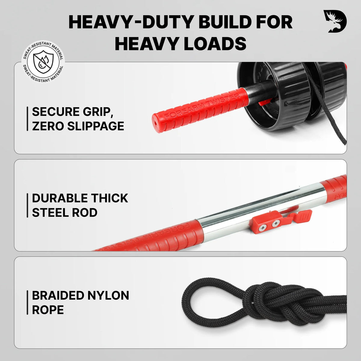 DMoose Forearm Wrist Roller