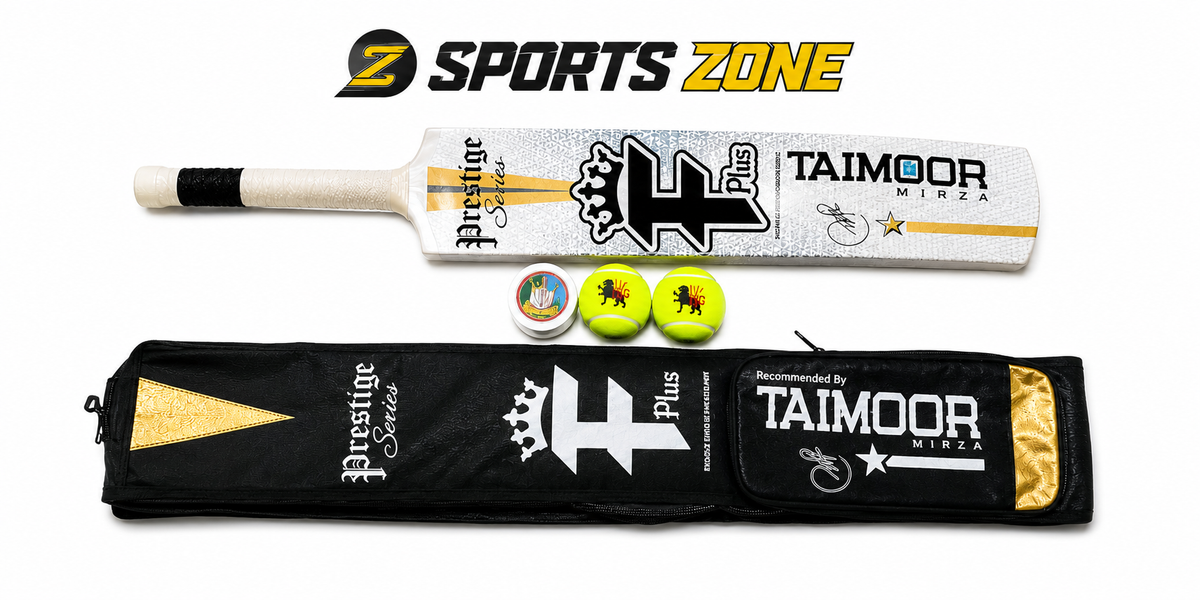 Prestige Plus Cricket Bat Combo Pack Bat + Cover + 2 Balls + 2 Grip Tape