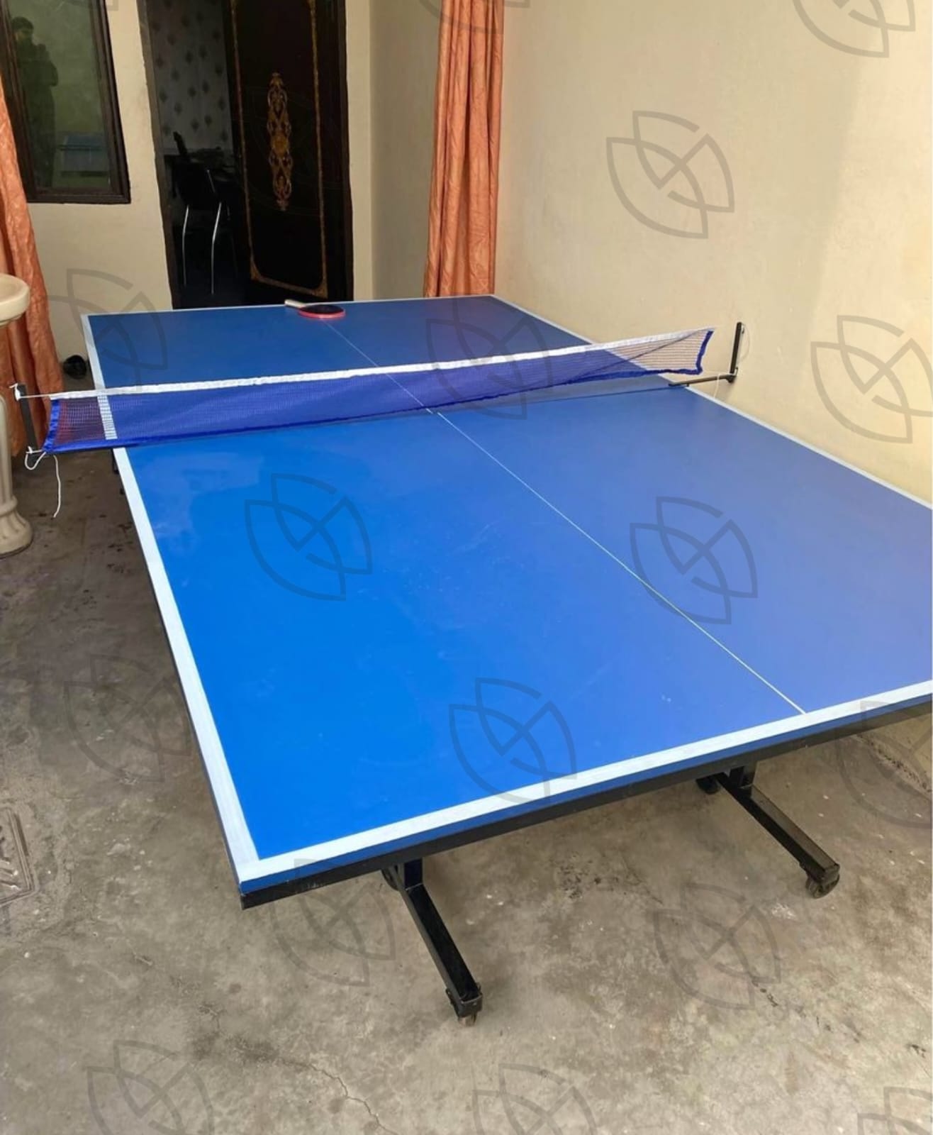 Table Tennis Table MDF/Lasani 8 Wheels