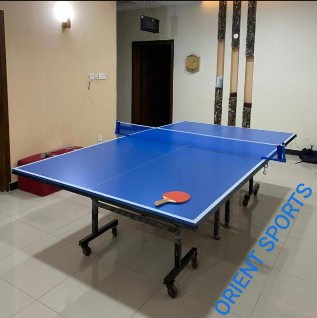 Table Tennis Table MDF Laminated 8 Wheels 70% Water Resistance