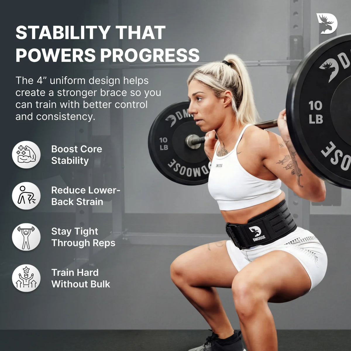DMoose Nylon Weightlifting Belt