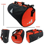 3 Stripes Duffle Stripes Orange - 18 Inches - Sports Zone