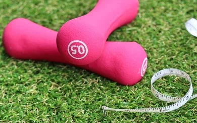Liveup Dumbbell Bone Shape Neoprene 0.5kg x 2 - Pink