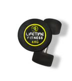 PAIR OF RUBBER DUMBBELLS LIFETIME FITNESS (1Kg to 12kg)