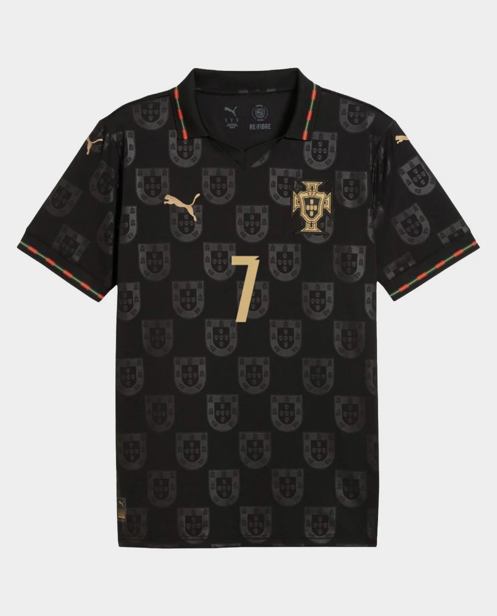 RONALDO 7 PORTUGAL N BLACK EMBROIDED JERSEY 2026