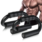 Strong Iron Pushup Stands with Soft Foam Grip and Non-Slip Bars