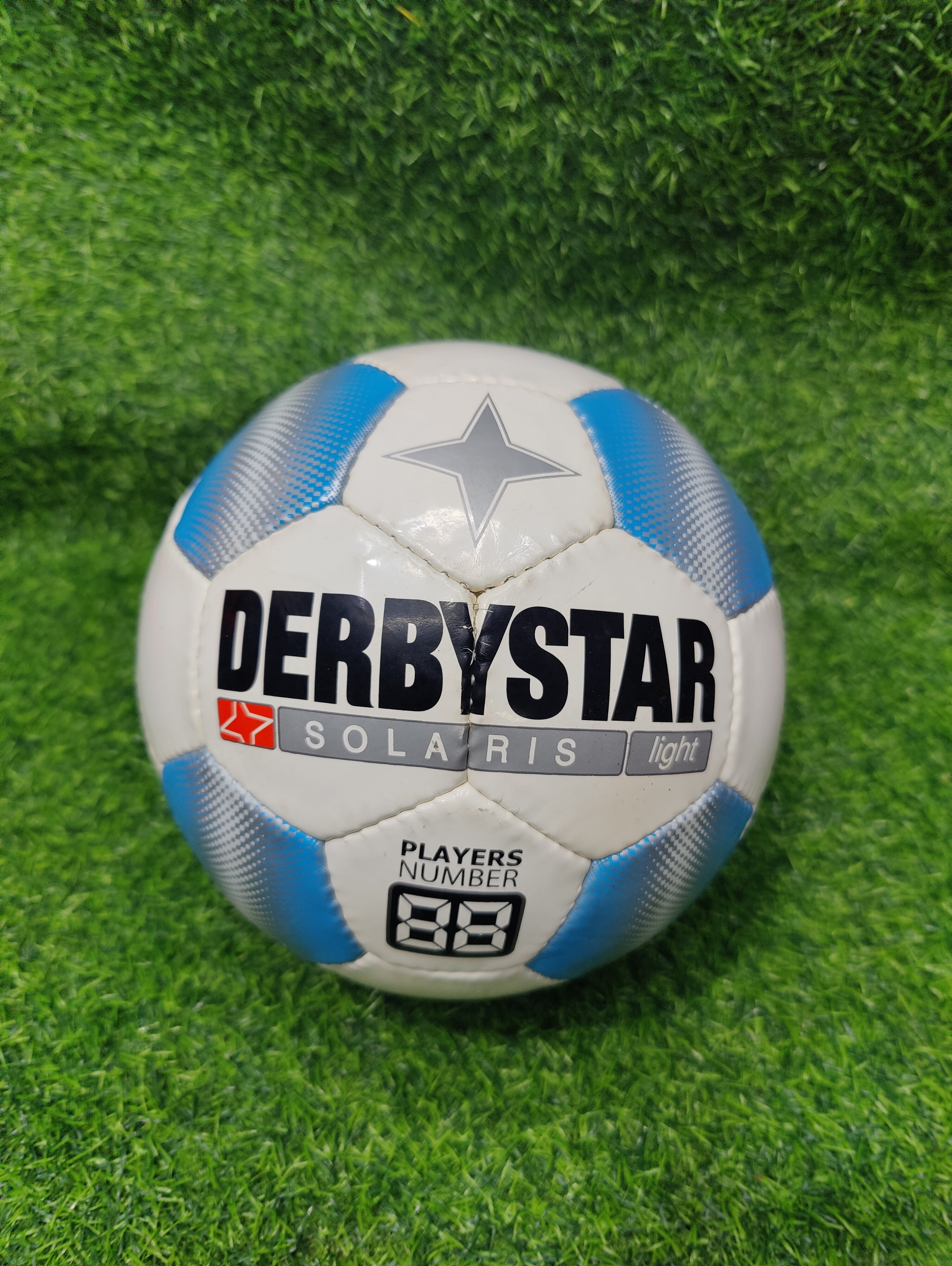 Football Derbystar White/Blue