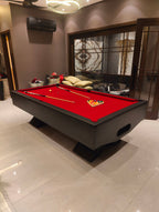 Pool table professional cross legs