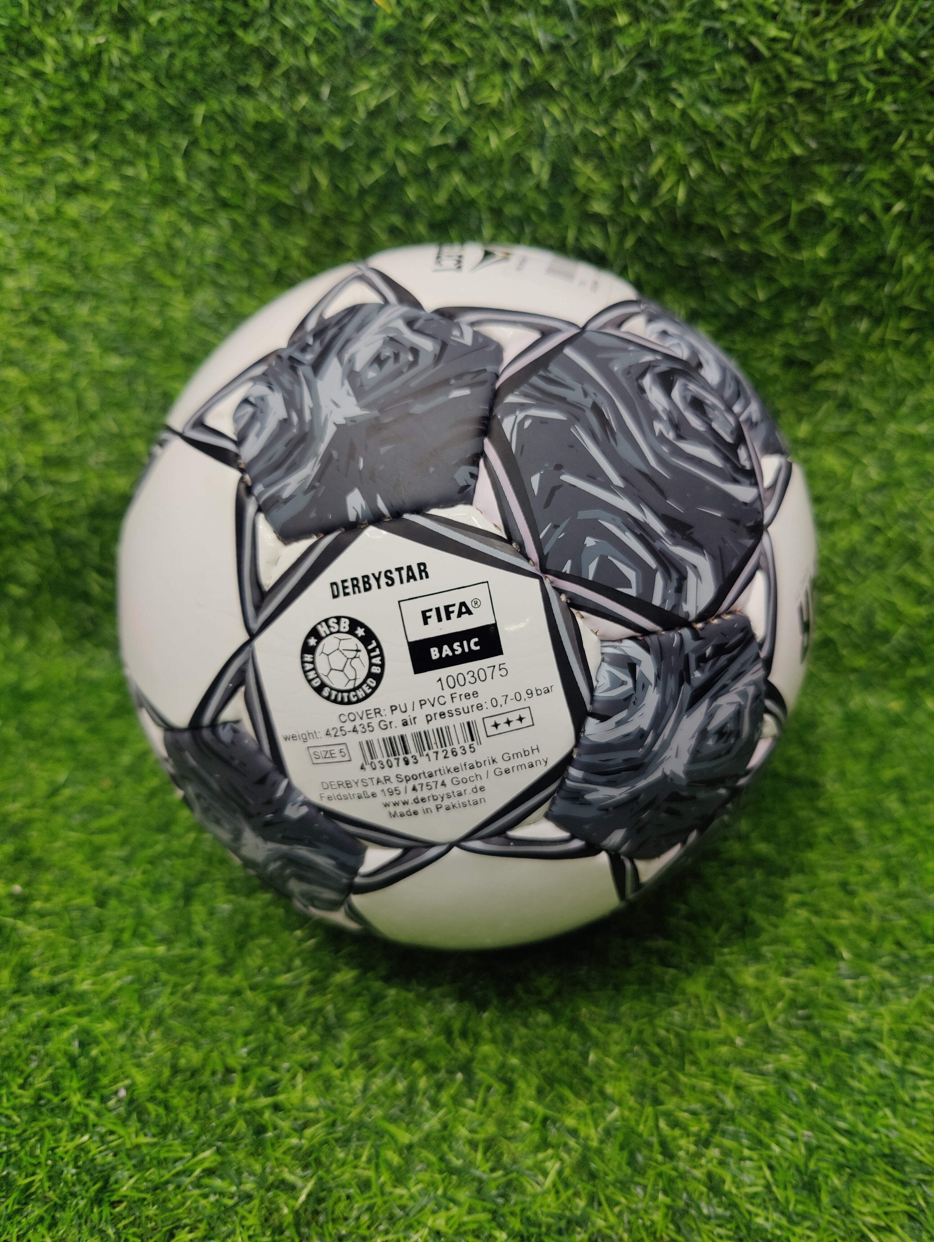 Football Derbystar Grey/White