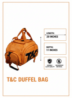 T60 Backpack 2 in 1 with Shoe Compartment - Orange - Sports Zone