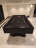 Pool table professional cross legs