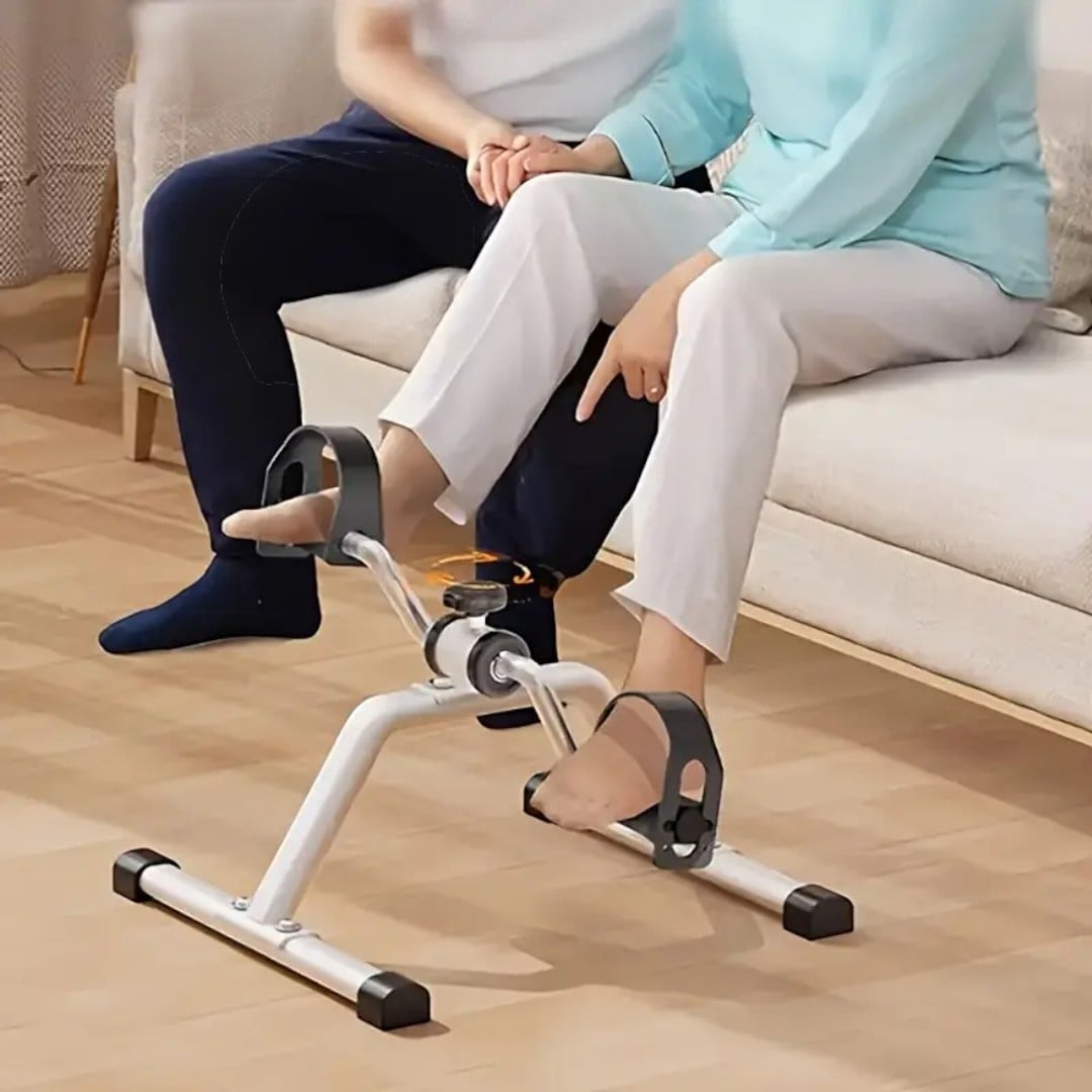 Mini Pedal Exerciser Cycle - White