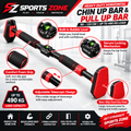 Heavy Duty Horizontal Exercise ChinupBar & Pull Up Bar with 490kg Load | 90 - 120 CM